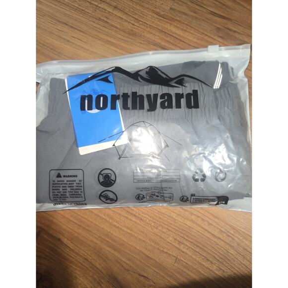 NORTHYARD Men's 7" Running Shorts with Zipper Pockets Size Large Gray Athletic - Picture 7 of 7